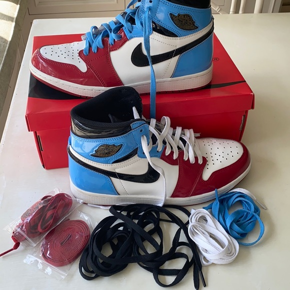 Nike AJ1 Retro High OG Fearless Size 10 EUC - Picture 1 of 8